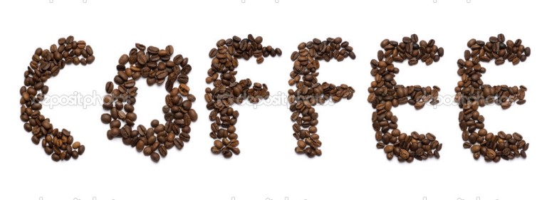 Coffee Beans Letters